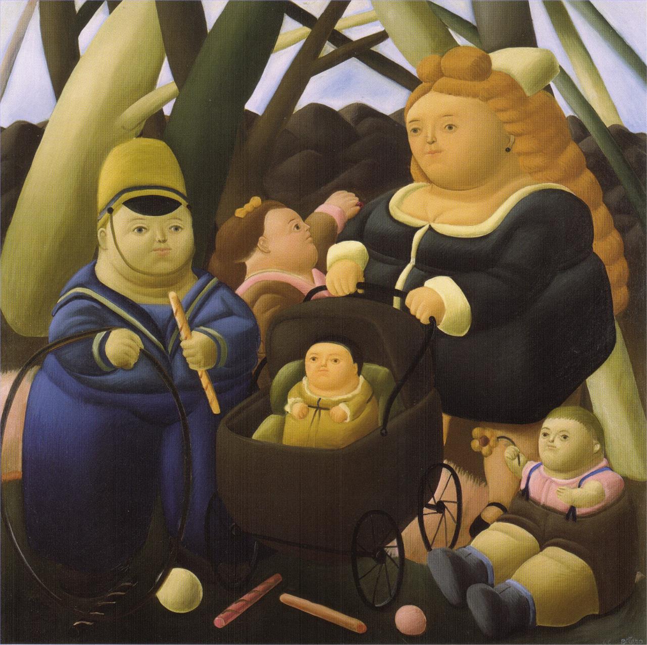 Children Fortunes Fernando Botero Oil Paintings